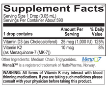 Load image into Gallery viewer, Vitamin K2 with D3